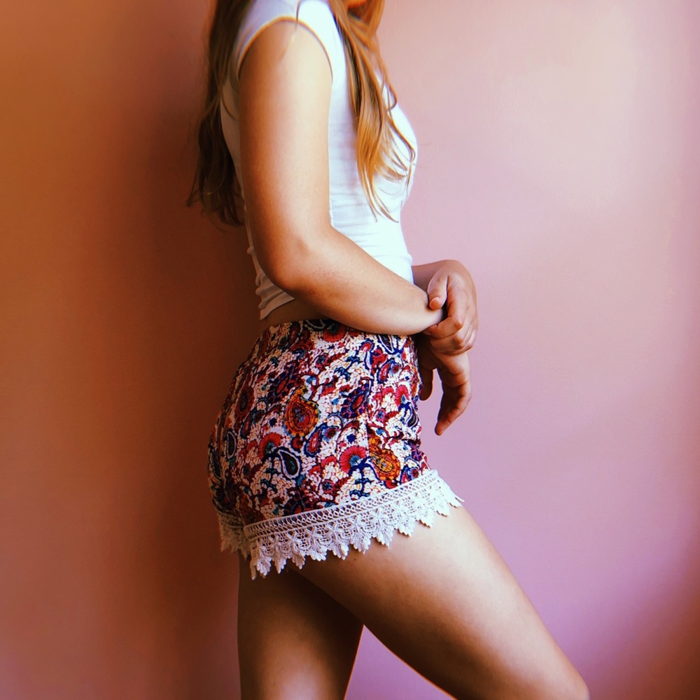 100% cotton shorts.